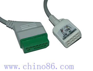 Nihon Kohden JC-906P ECG trunk cable